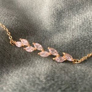 Gold leaf bracelet/anklet